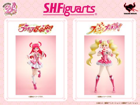 S.H.Figuartsより、キュアドリーム、キュアピーチが商品化決定